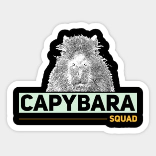 Capybara squad Sticker